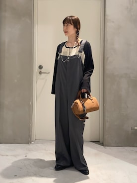 「CIAOPANIC TYPY（チャオパニックティピー）のアイテム（シューズ）」を使った、ささきともみさん（レディース・158cm）の春コーディネート