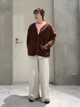 ささきともみさん（レディース・158cm）の冬コーディネート