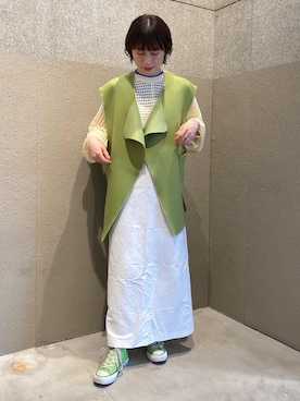 ささきともみさん（レディース・158cm）の春コーディネート