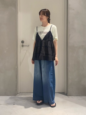 ささきともみさん(レディース・158cm)の夏コーディネート