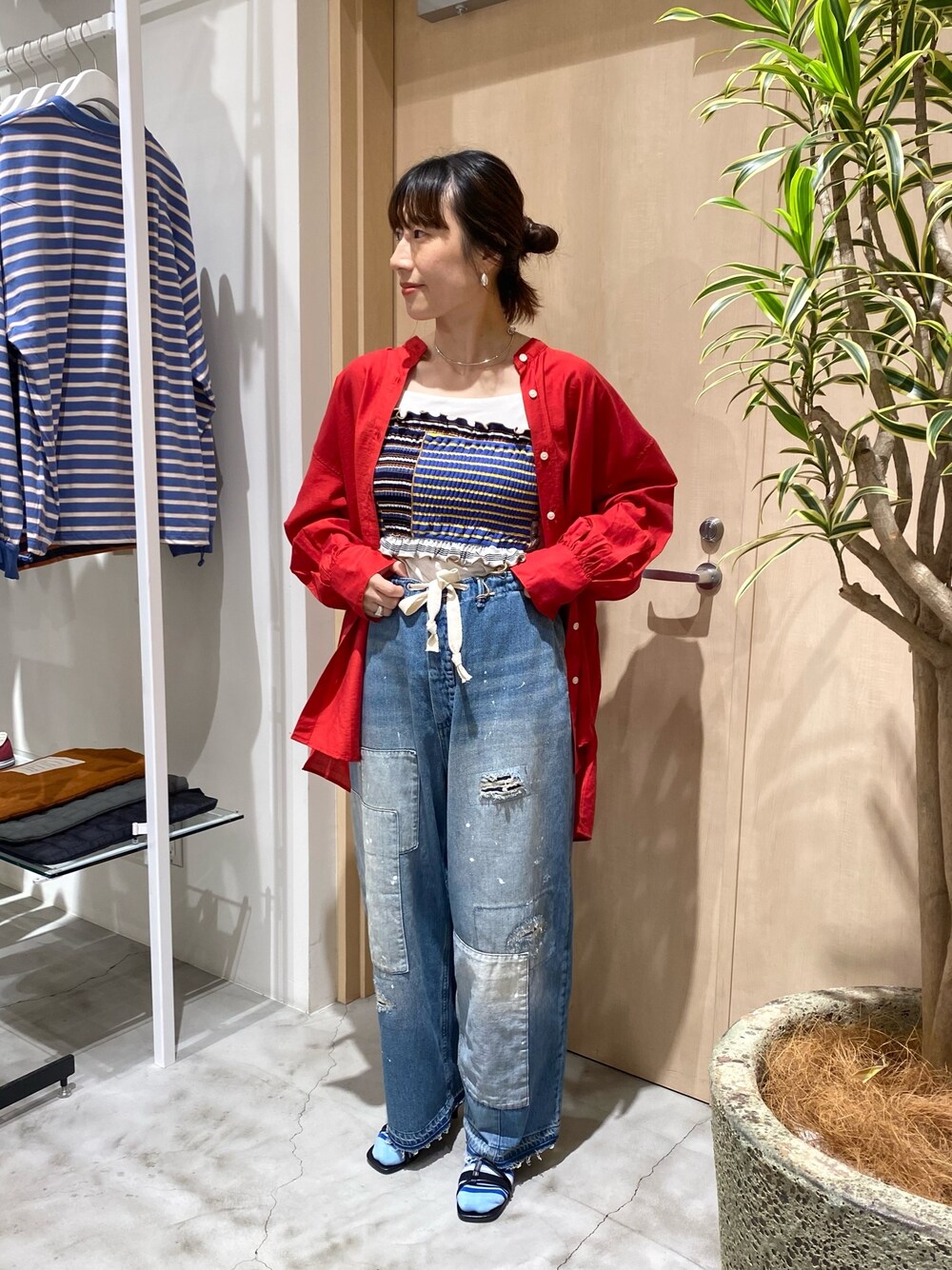 エシンタ　リメイクデニム　リーバイス　チャオパニックティピー　ダメージ加工 エシンタ リメイクデニム リーバイス チャオパニックティピー