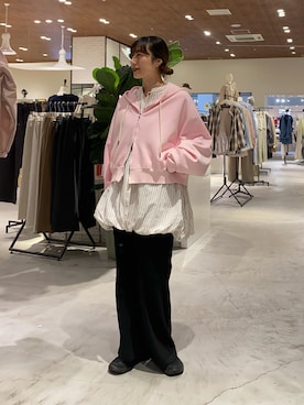 ささきともみさん（レディース・158cm）の春コーディネート