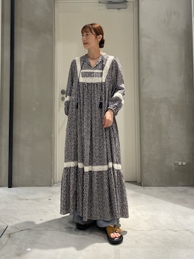 「CIAOPANIC TYPY（チャオパニックティピー）のアイテム（ワンピース/ドレス）」を使った、ささきともみさん（レディース・158cm）の夏コーディネート