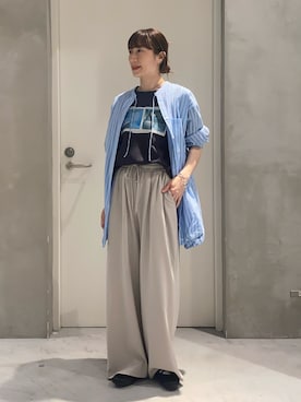 ささきともみさん（レディース・158cm）の春コーディネート