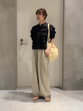 ささきともみさん（レディース・158cm）の夏コーディネート