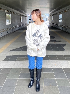 BOWWOW / バウワウ】YOKO SWEAT SHIRTSを使った人気ファッション 
