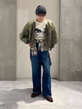 ささきともみさん(レディース・158cm)の冬コーディネート