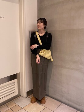 ささきともみさん（レディース・158cm）の秋コーディネート