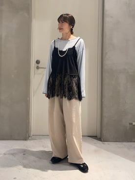 ささきともみさん(レディース・158cm)の春コーディネート