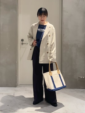 ささきともみさん（レディース・158cm）の春コーディネート