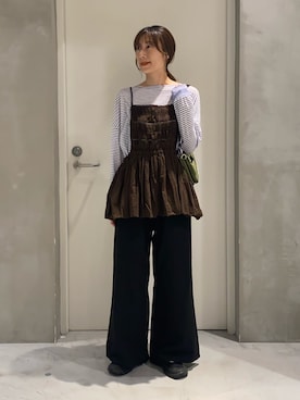 ささきともみさん(レディース・158cm)の秋コーディネート