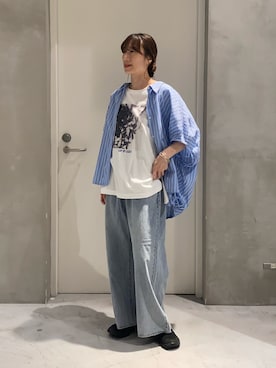 ささきともみさん（レディース・158cm）の夏コーディネート