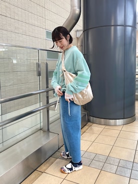 ささきともみさん（レディース・158cm）の春コーディネート