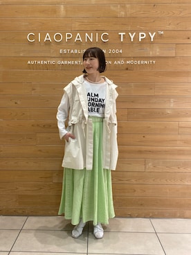 ささきともみさん（レディース・158cm）の春コーディネート