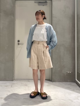 ささきともみさん（レディース・158cm）の夏コーディネート