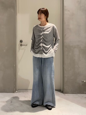 ささきともみさん（レディース・158cm）の春コーディネート