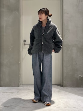 ささきともみさん（レディース・158cm）の冬コーディネート