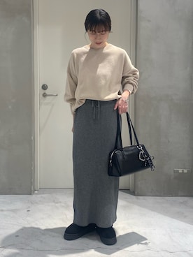 ささきともみさん(レディース・158cm)の冬コーディネート