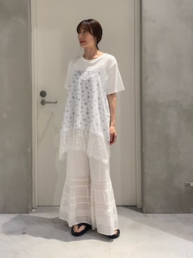ささきともみさん（レディース・158cm）の夏コーディネート