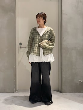 ささきともみさん（レディース・158cm）の秋コーディネート