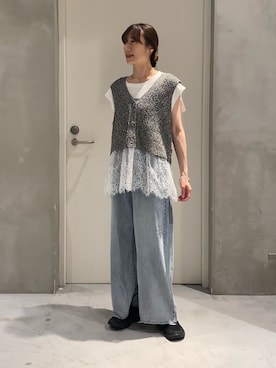 ささきともみさん（レディース・158cm）の夏コーディネート