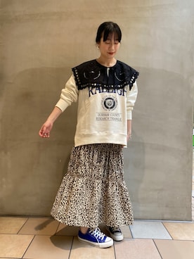 ささきともみさん（レディース・158cm）の冬コーディネート