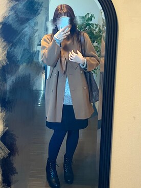 りせりせ☆さん（レディース・163cm）の冬コーディネート