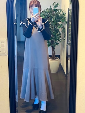 「アンブルネージュ」｜りせりせ☆さん（レディース・163cm）の春コーディネート