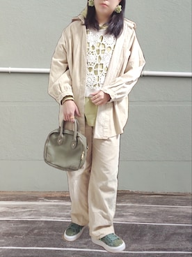 こあらさん（レディース・159cm）の春コーディネート