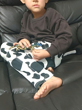 「CHEEK ROOM（チークルーム）のアイテム」を使った、こあらさん（キッズ・100cm）の秋コーディネート