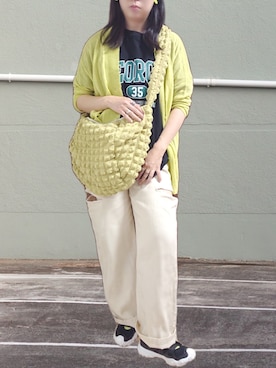 「PICHE ABAHOUSE（ピシェ アバハウス）のアイテム」を使った、こあらさん（レディース・159cm）の春コーディネート