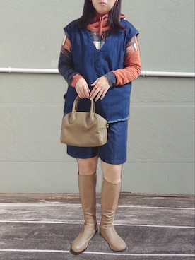 こあらさん(レディース・159cm)の秋コーディネート