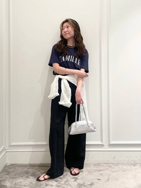 「NINA&JULES（ニナエジュール）のアイテム」を使った、pocustagramさん（レディース・162cm）の夏コーディネート