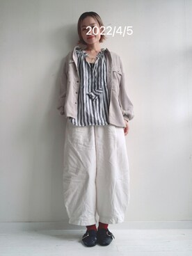 「LUANA（ルアナ）のアイテム」を使った、saccoさん（レディース・163cm）の春コーディネート