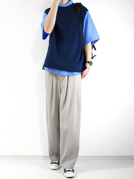 「INTER FACTORY（インターファクトリー）のアイテム」を使った、もくさん（メンズ・178cm）の春コーディネート