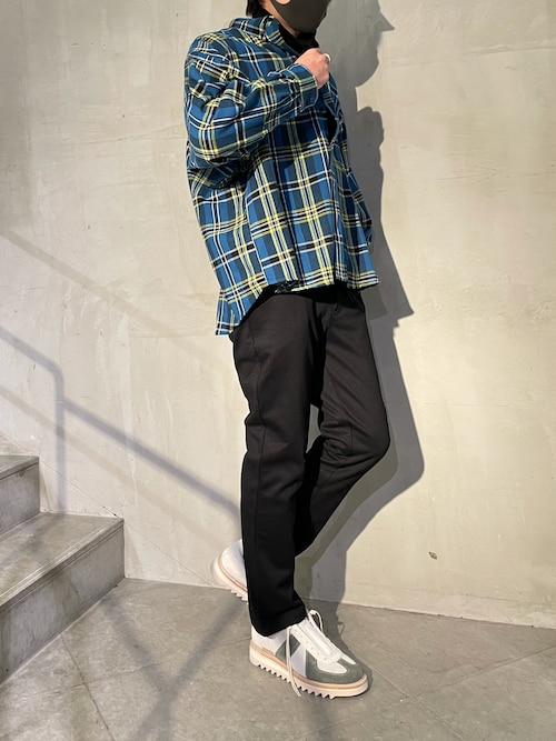 セール】LUSOR（ルーソル）Wappen SHIRTS ワッペンチェックシャツ