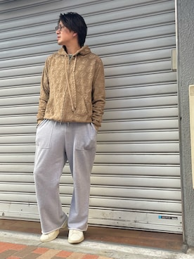 「B'2nd（ビーセカンド）のアイテム（スウェットパンツ）」を使った、yk@さん（メンズ・178cm）の秋コーディネート