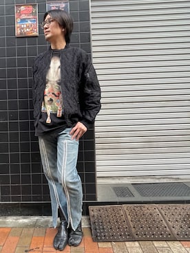 「LUSOR（ルーソル）のアイテム（ジャケット/アウター）」を使った、yk@さん（メンズ・178cm）の秋コーディネート