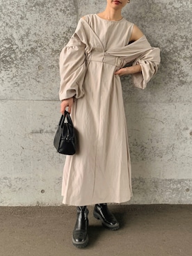 「kivi（キヴィ）のアイテム」を使った、sonさん（レディース・159cm）の秋コーディネート