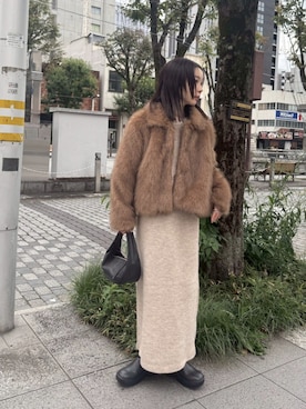 「アイテム（ワンピース）」を使った、sonさん（レディース・159cm）の秋コーディネート