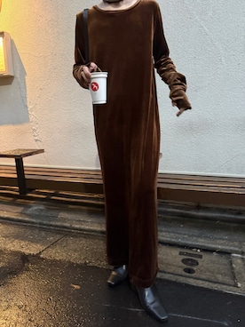 「ワンピース」｜sonさん（レディース・159cm）の秋コーディネート