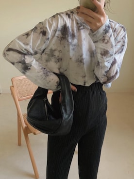 「feepur（フェピュール）のアイテム（パンツ）」を使った、sonさん（レディース・159cm）の夏コーディネート
