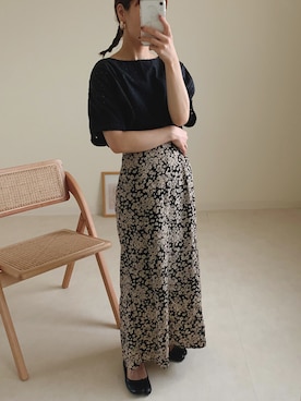 「PUAL CE CIN（ピュアルセシン）のアイテム」を使った、sonさん（レディース・159cm）の夏コーディネート