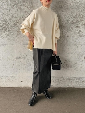 「NOMINE（ノミネ）のアイテム」を使った、sonさん（レディース・159cm）の秋コーディネート
