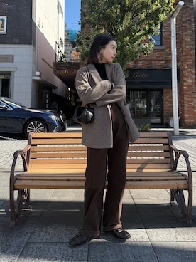 「select MOCA（セレクトモカ）のアイテム」を使った、sonさん（レディース・159cm）の冬コーディネート