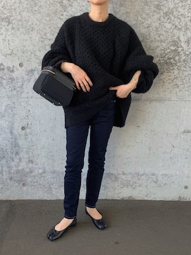 「アイテム（バレエシューズ）」を使った、sonさん（レディース・159cm）の秋コーディネート