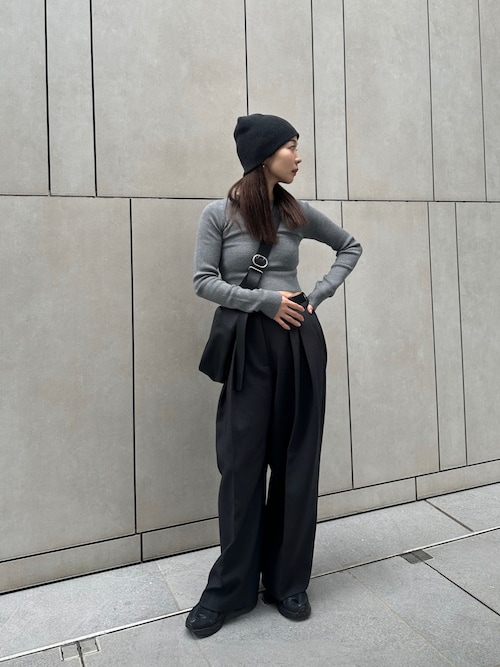 トップス todayful cropped smooth knit Cropped Smooth Knit（Tシャツ/カットソー）｜TODAYFUL