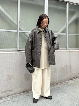 「select MOCA by son（セレクトモカバイソン）のアイテム」を使った、sonさん（レディース・159cm）の冬コーディネート