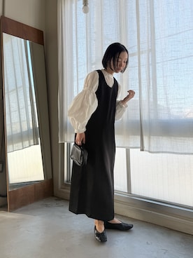「JIL SANDER（ジルサンダー）のアイテム」を使った、sonさん（レディース・159cm）の冬コーディネート