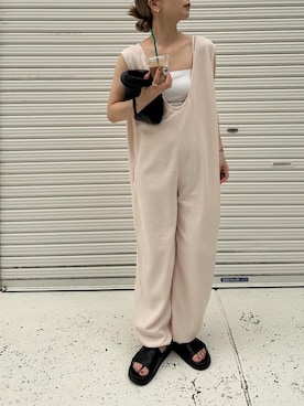 「アイテム（オールインワン・サロペット）」を使った、sonさん（レディース・159cm）の夏コーディネート